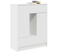 Enfilade de rangement Blanc - LEMON® Buffet avec tiroirs - et portes - blanc - 73x31x90cm 479 - Soldes