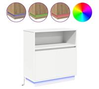 Enfilade de rangement Blanc - LEMON® Buffet LED - blanc - 71x34,5x75cm - Bois d'ingénierie 761 - Soldes