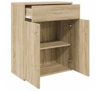 Enfilade de rangement Brun - LEMON® Buffet bas - Chêne sonoma - 60x30x75cm - Bois d'ingénierie 944 - Soldes
