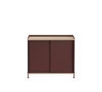 Enfold Armoire 100x45 Chêne/Rouge Foncé