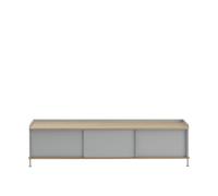 Enfold Armoire 186x45 Chêne/ Gris