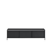 Enfold Armoire 186x45 Noir/ Noir Anthracite