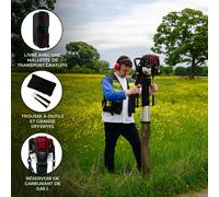 Enfonce Pieux Essence 4 temps Marteau Piqueur Poteau Clôture Jardin 37.7cc 900W