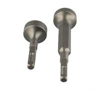 Enfonce-Pieux pour sds Plus 2pcs Acier pour Piquets Enfonce-Pieux | Acier pour forgé, résistance rouille, , compatible pour sds Plus, installation piquets terre