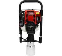 MonsterShop Moteur à essence Enfonce-pieux T-Mech 4 temps 1,0 kW 37,7 cm³ Embout 120 mm