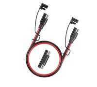 ENFONG Câble de connexion pour panneau solaire 16 AWG 1 m | Cordon de prise solaire avec câble d'extension automobile, câble de charge de batterie durable et déconnexion rapide