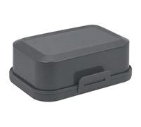 ENGELLAND 1 beurrier empilable avec couvercle et fermeture à clic, anthracite/anthracite, boîte en plastique, cloche à beurre, sans BPA, multi-usage, robuste