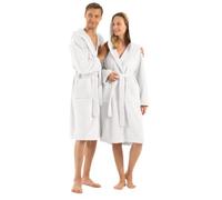 English Home Peignoir de Bain Unisexe - Chambre Peignoir, Sortie de Bain Femme, Peignoir Hommes Femme Coton Doux et Absorbant, Peignoir de bain unisexe en coton, 1pcs