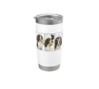 English Springer Spaniel Funny Lemon Meme Anime Gobelet isotherme en acier inoxydable double paroi