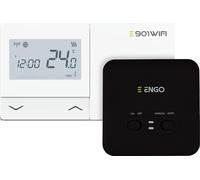 ENGORégulateur Wi-Fi E901 - Blanc - Contrôle intelligent - Économie d'énergie et confort