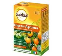 SOLABIOL Engrais agrumes - 1,5kg - Favorise la fructification - Nutrition longue durée - Jusqu'à 60% de fruits en plus - UAB