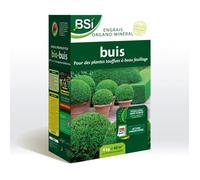 BSI - Engrais - Buis - Bio - Organo-Minéral - Pour Des buis Touffus Au Feuillage Etincelant Et Vert Fonçé - Action Longue Durée - 4Kg - Jusqu'à 40 m² - UAB