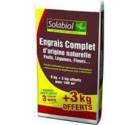 Engrais complet, sac de 9kgs + 3 kgs offerts