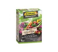 Algoflash Engrais Naturasol – corne torréfiée et sang séché – 1,5 kg – jusqu'à 50 m² – vert