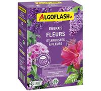 Algoflash Engrais Fleurs et Arbustes – Utilisable en Agriculture Biologique – 1,5 kg