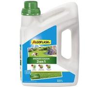 Algoflash Engrais Gazon Liquide 3 en 1 à diluer, Utilisable en Agriculture Biologique - 2,5 L, Marron