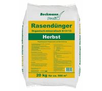 Engrais gazon automne 20 kg, NPK 6+3+13, fertilisation gazon automne, pour environ 500m²