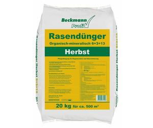 Engrais gazon automne 20 kg, NPK 6+3+13, fertilisation gazon automne, pour environ 500m²