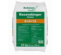 Floragard Beckmann Profi Engrais pour Gazon 6 + 5 + 12 en Automne 25 kg