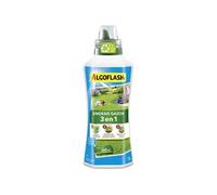 ALGOFLASH Engrais Liquide Gazon 3 Actions, Utilisable en Agriculture Biologique, A diluer, Pour 100 m², 1 L, ALGAZBIO1000, nc