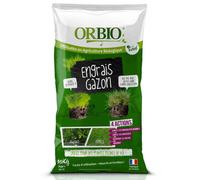 Engrais Gazon ORBIO, Formule Gazon, Favorise Densité et Verdure, Stimule la Pousse, Renforce les Racines
