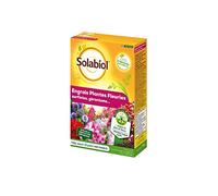 SOLABIOL Engrais Géraniums Et Plantes Fleuries - 750g - Jusqu'à 120 Plants - Nutrition Longue Durée - 2 Fois Plus De Fleurs - Utilisable En Agriculture Biologique SOGERY750