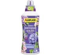 Algoflash Engrais Liquide Hortensias et Plantes de Terre de Bruyère, Utilisable en Agriculture Biologique - 1 L, Marron