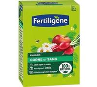 Fertiligène FCOSAN12 - Engrais Corne et Sang 1,2 kg - Action Rapide et Durable - Nourrit jusqu'à 3 Mois - Jusqu'à 24m² fertilisées - Idéal pour Plantation du Potager, des Fleurs, arbustes, Ornements