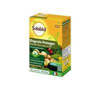 SOLABIOL Engrais Potager - 1,5Kg - Jusqu'à 30m² - Nutrition Longue Durée - Efficace Pour Tous Les Légumes - Bonifie Le Sol - Utilisable En Agriculture Biologique SOPOTY15