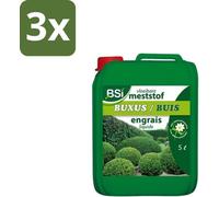 Engrais pour buis - Croissance saine et feuillage d'un vert profond - 5 L - Grand format - Lot de 3