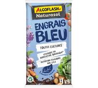 Engrais universel bleu - ALGOFLASH NATURASOL - UAB, utilisable en agriculture biologique - Granulés - NPK 8.4.8