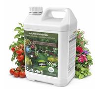 Engrais universel écologique liquide 5 L NPK 4-1-7 avec acides aminés et oligo-éléments (B Cu Fe Mn Mo Zn) utilisable en agriculture biologique