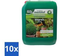 Engrais universel pour plantes - Croissance équilibrée et plantes vigoureuses - 5 L - Grand format - 10 unités