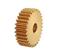 Engrenage conique en laiton, 1 module 0,5 59 dents droites 3 mm 4 6,35 8 10 trou intérieur pignon plat matériel d'arbre cylindrique(8mm bore)