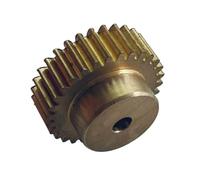 Engrenage conique en laiton, 1 module 0,7, 16 dents, éperon cylindrique de 12,6 mm diamètre avec pas 3,17, 4, 5, matériel direction(3mm bore)