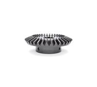 Engrenages coniques droits en acier S45C, 1 module 18T/36T | 1 module 18T/36T, rainure de clavette 4 mm, rapport 1 à 2 90 degrés, for équipement CNC(1 Module 36T Bore 12mm+Keyway 4mm)