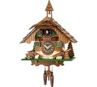Engstler - 444_Q - Coucou - Quartz - Noyer - 31 cm