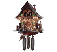 Engstler - 496/8 MT - Horloge murale coucou - Mouvement à chaîne 8 jours