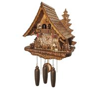 Engstler - 4991/8 - horloge coucou - mécanisme à chaîne de 8 jours - en noyer