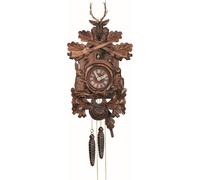 Engstler - Modèle 733/8 - Pendule coucou - Mécanisme à chaîne de 8 jours - En noyer - 40 cm