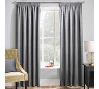 Enhanced Living Rideaux, Tissu, Gris, 168 x 137 cm
