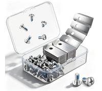Enhon Lames de rechange 48 lames, compatibles avec Navimow I105e, Navimow I108e, lames de rechange en acier inoxydable et alliage de carbure de titane, avec 48 vis pointillées.
