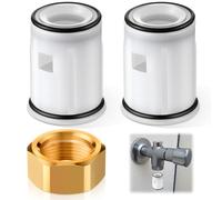 Enhon Lot de 2 aérateurs de tuyauterie à insérer, compatibles avec les robinets extérieurs antigel Kemper 574/577, aérateurs de tuyauterie, installation facile, empêche les fuites d'eau