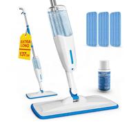 Enigma Très Long 137CM Serpillière à pulvérisation | Réservoir 530 ml, concentré nettoyant + 3 tampons microfibre. Pour parquet, stratifié, vinyle