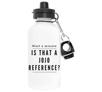 Enigmae Wait A Minute JoJo’s Bizarre Adventure Blanc Bouteille d'eau Aluminium Des Sports Voyage Extérieur White Water Bottle Travel Outdoor