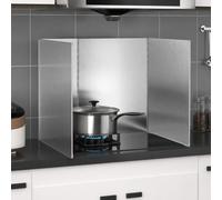 Enigmaire Crédence de Cuisine en Acier Inoxydable,Protection Anti-éClaboussures Pliable,Protection Contre la Graisse et Les éclaboussures,Anti Projection pour Plancha,pour Cuisson Friture