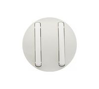 Legrand Enjoliveur Céliane 065002 étroit double commande va-et-vient/poussoir blanc