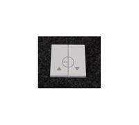 enjoliveur - bouton poussoir - volets roulants - pure - hager gallery wxd301b