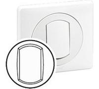 Enjoliveur Céliane étanche IP 44 pour va-et-vient et poussoir - Blanc blanc G