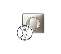 Legrand 068451 Enjoliveur Céliane pour Commande pour Volets Roulants ou Stores, Finition Titane, 1 Unité